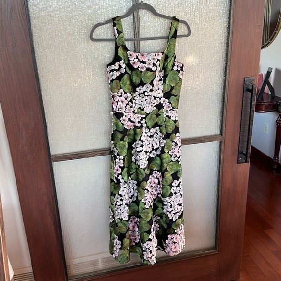 Dress The Population black hydrangea midi dress size XS or 0-2. NWOT - Picture 3 of 9